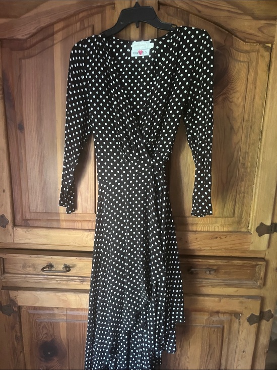 Zimmermann Dresses & Skirts - Zimmermann Black Polka Dot Wrap Midi Dress
